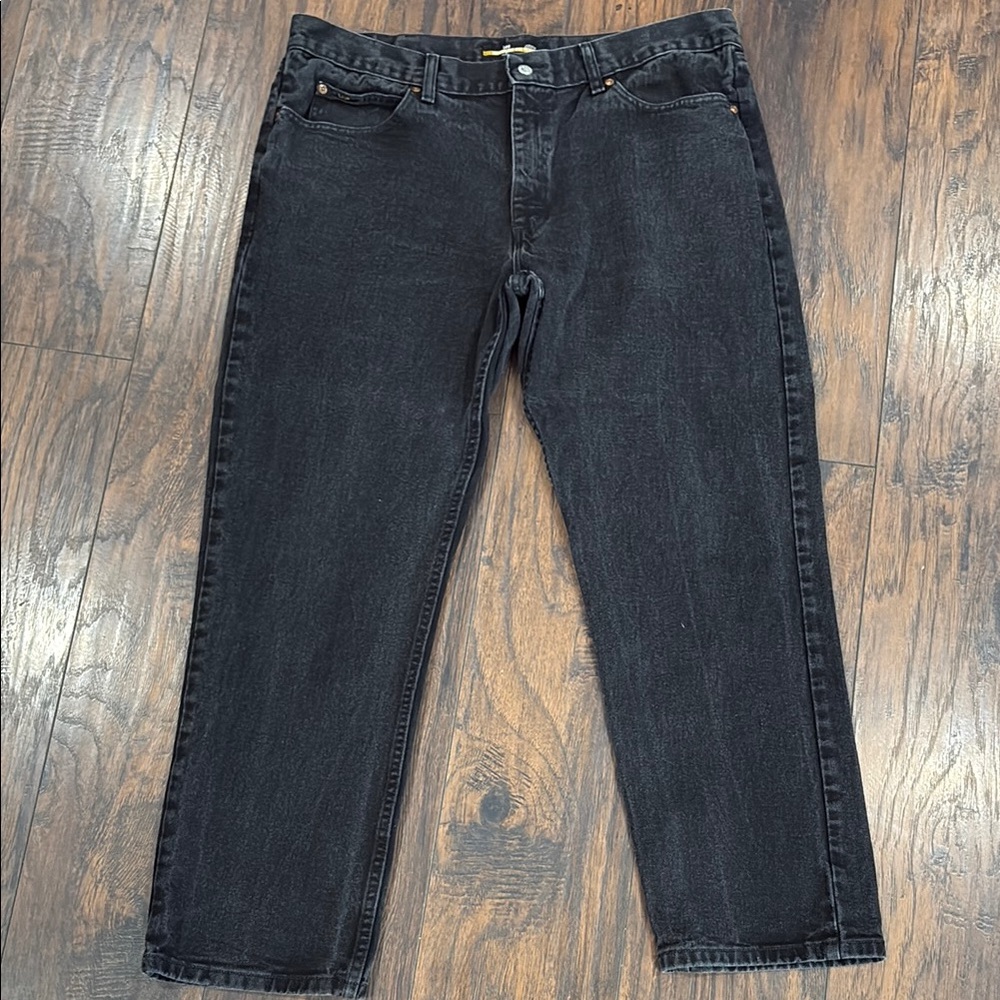 Lee Black Straight Jeans Classic Style SIZE 40 by 32